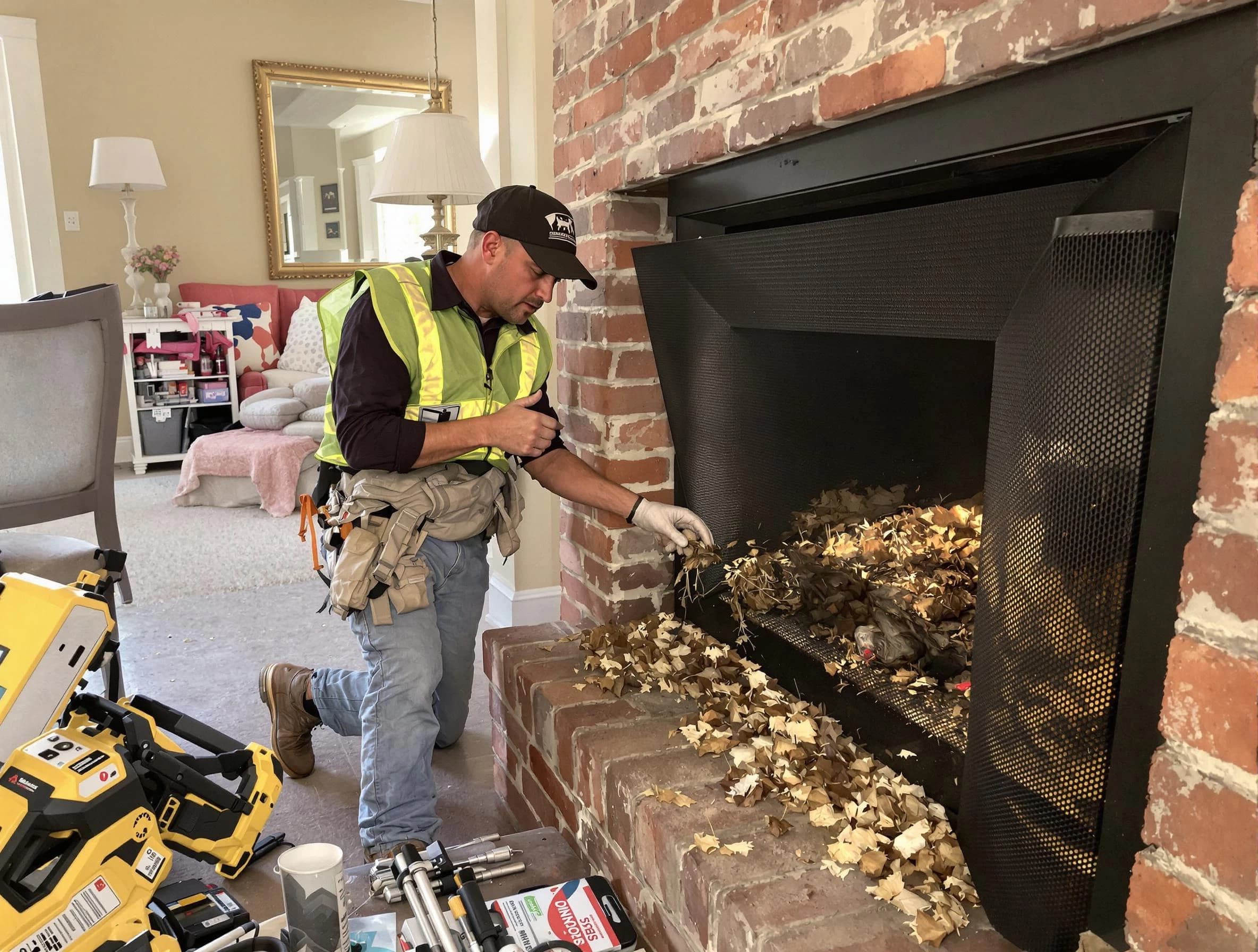Safe screening installation by Parsippany-Troy Hills Chimney Sweep in Parsippany-Troy Hills, NJ