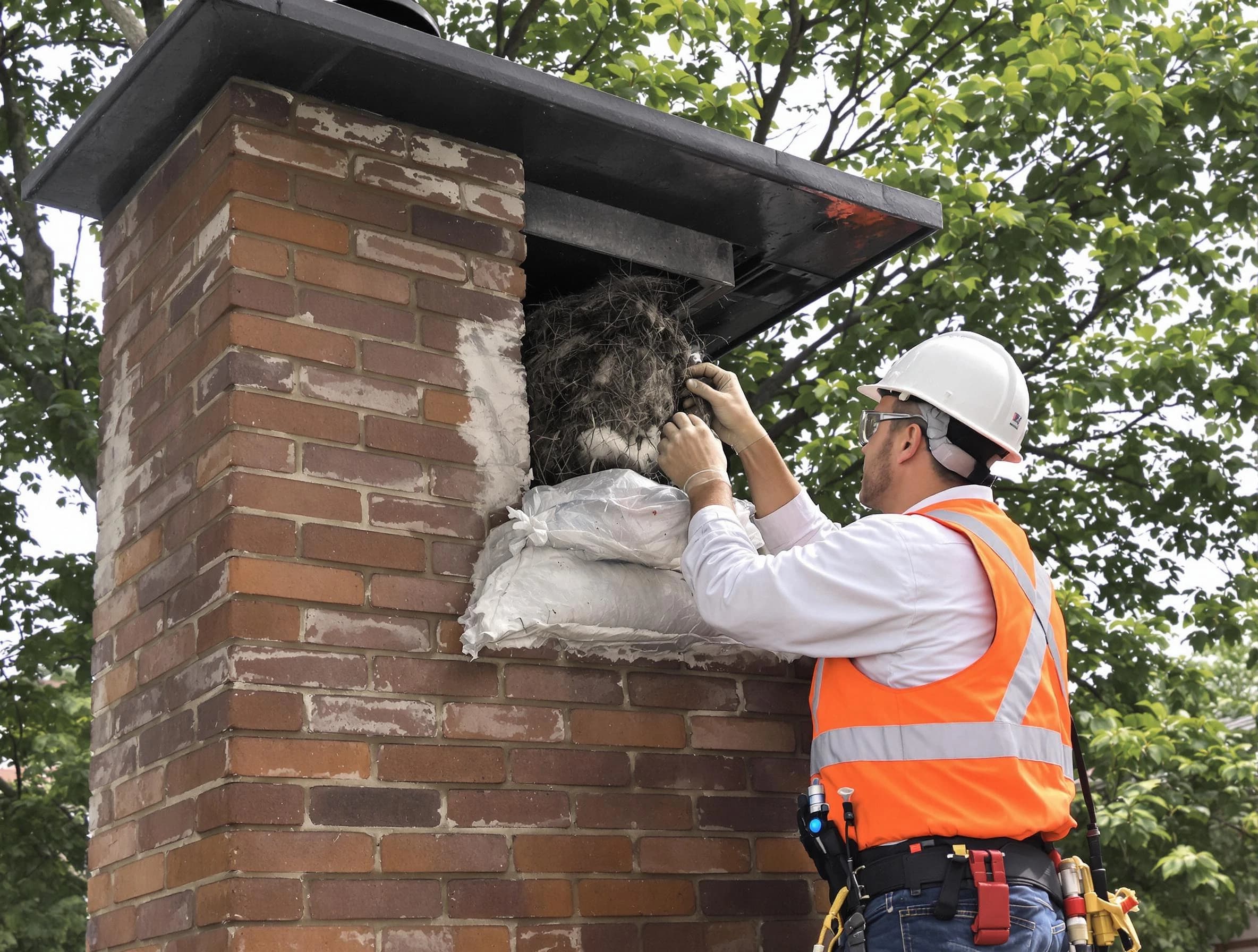 Humane removal of debris and animals by Parsippany-Troy Hills Chimney Sweep in Parsippany-Troy Hills, NJ