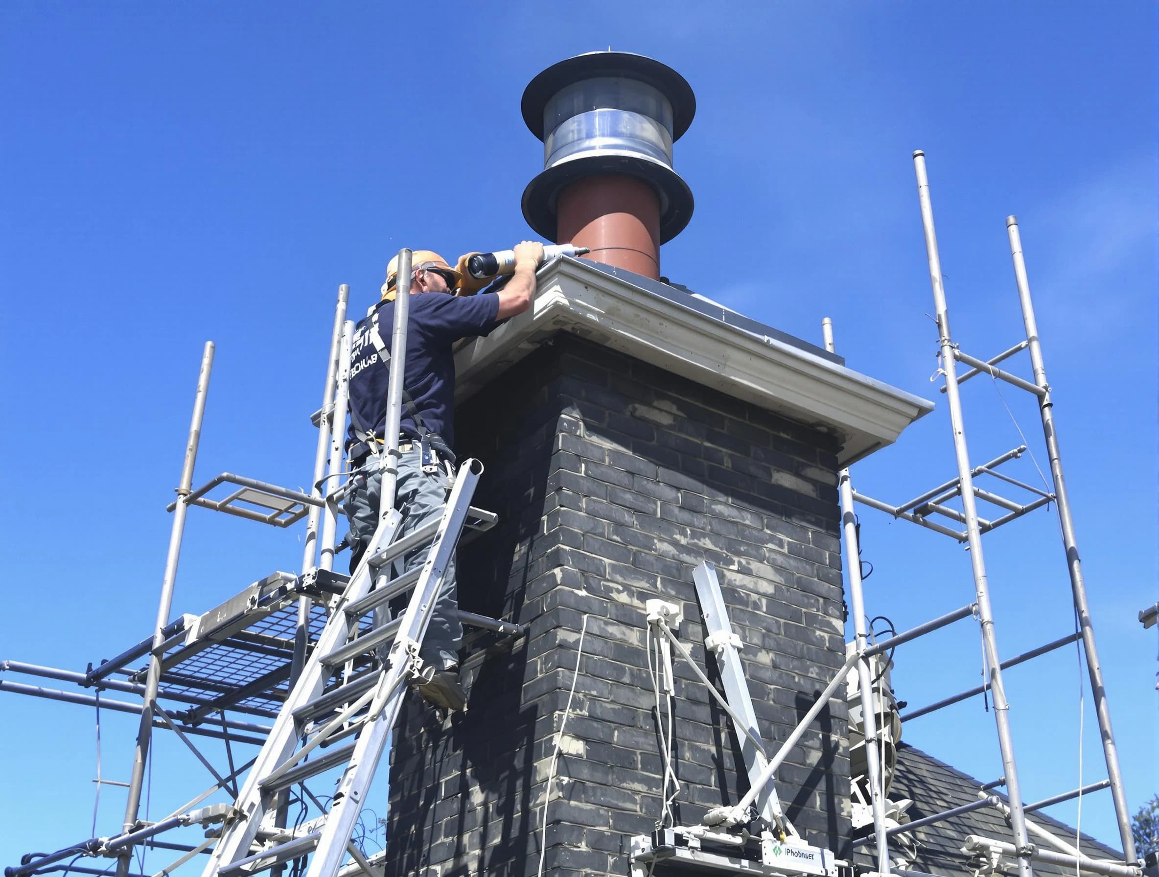 Sturdy chimney crown finished by Parsippany-Troy Hills Chimney Sweep in Parsippany-Troy Hills, NJ