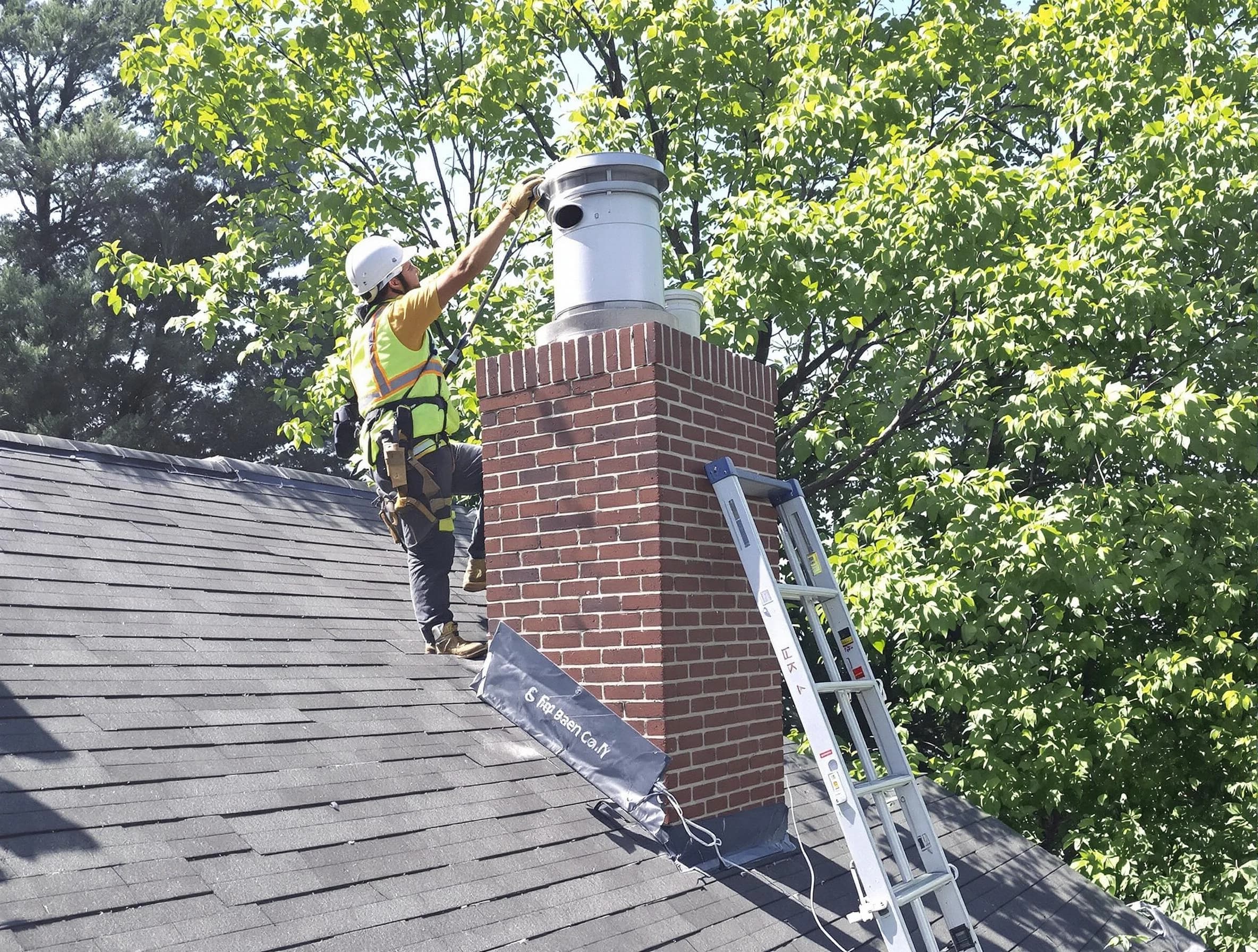 Chimney liner inspection by Parsippany-Troy Hills Chimney Sweep in Parsippany-Troy Hills, NJ