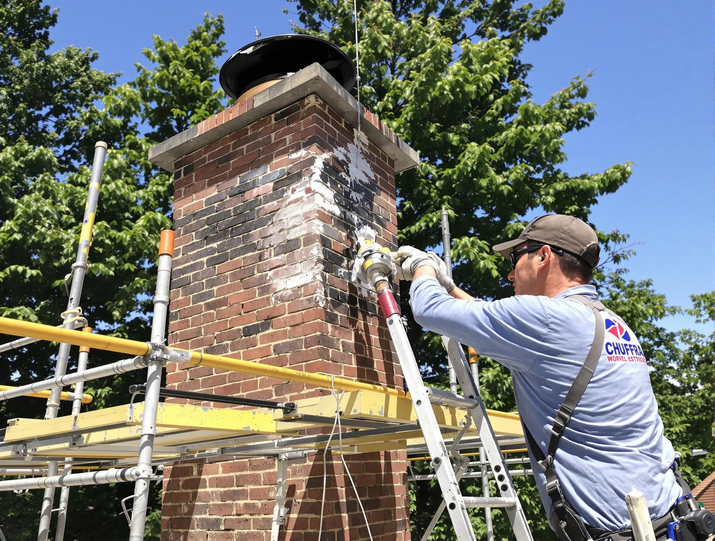 Structural chimney repair by Parsippany-Troy Hills Chimney Sweep in Parsippany-Troy Hills, NJ