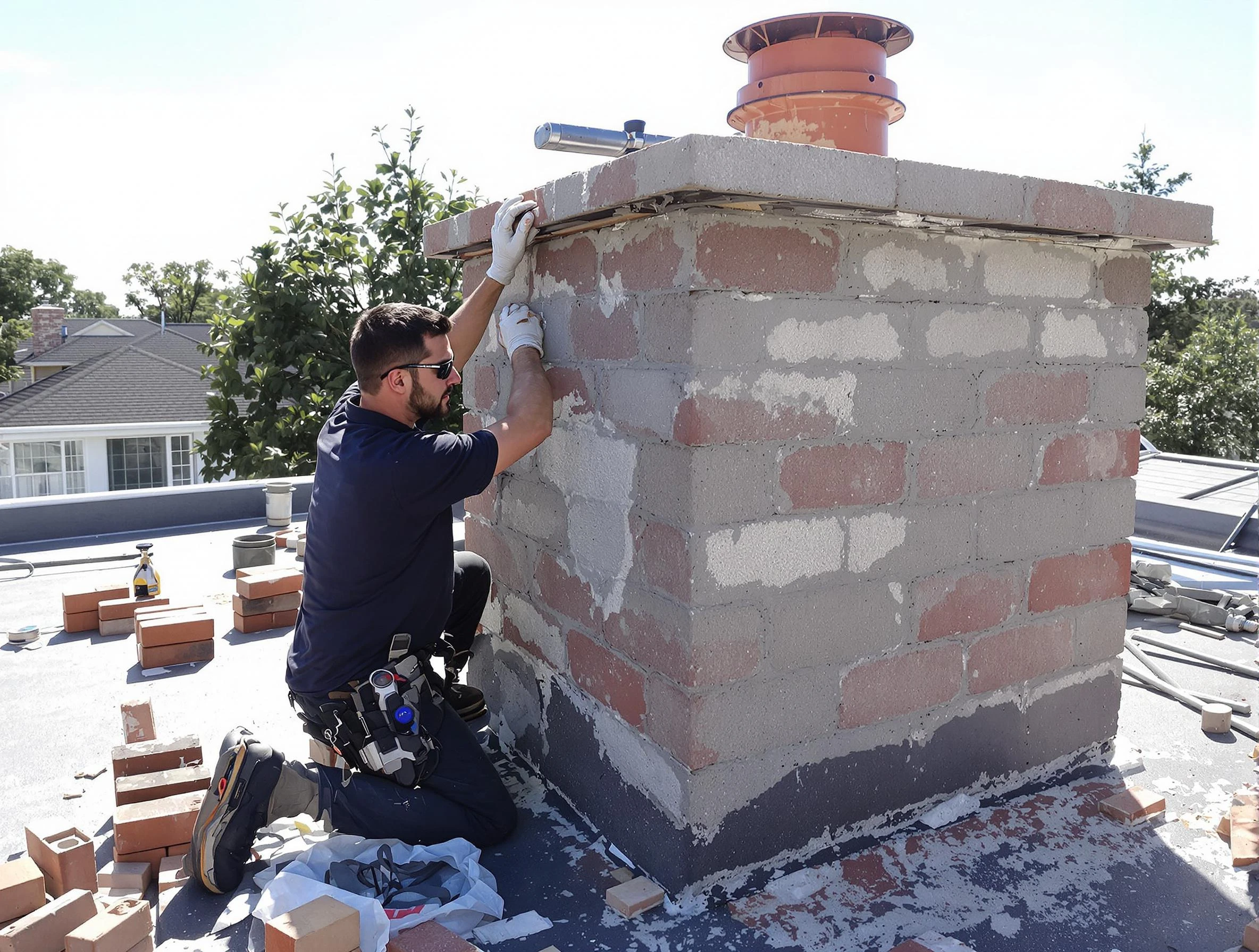 Advanced chimney repair process by Parsippany-Troy Hills Chimney Sweep in Parsippany-Troy Hills, NJ